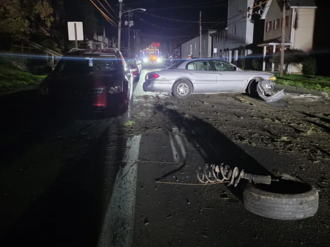 Part of South Williamsport left without power, road temporarily closed, after early morning crash